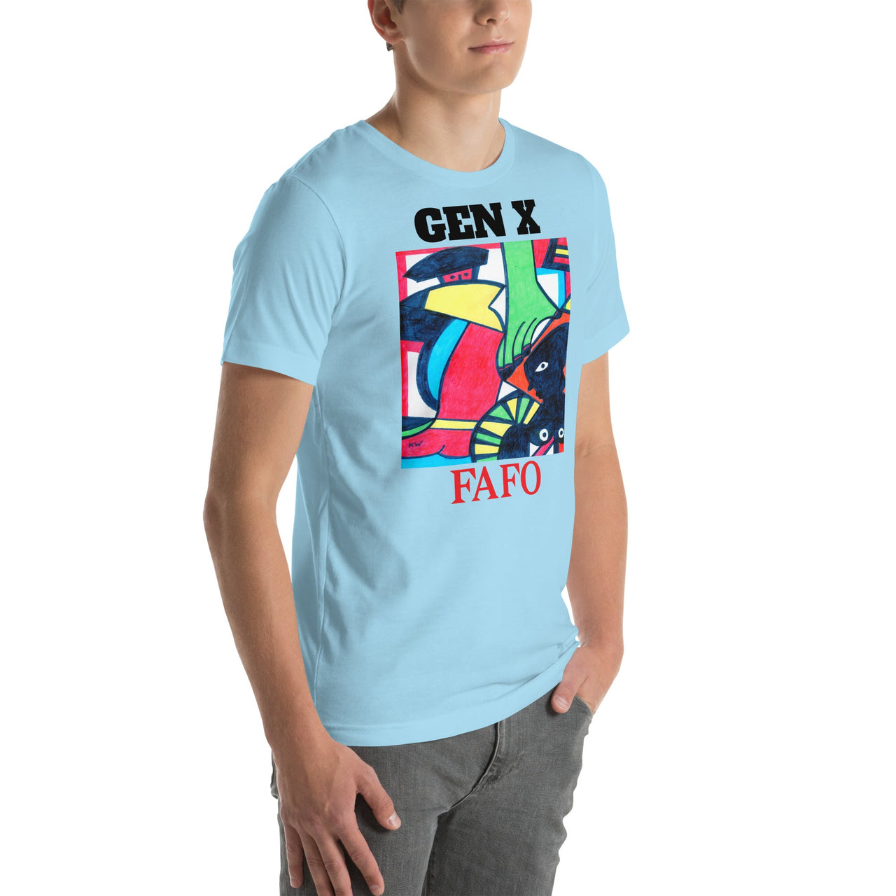 KW Gallery Wearable Art Tee 25 FAFO - Winter Sunshine Marketplace