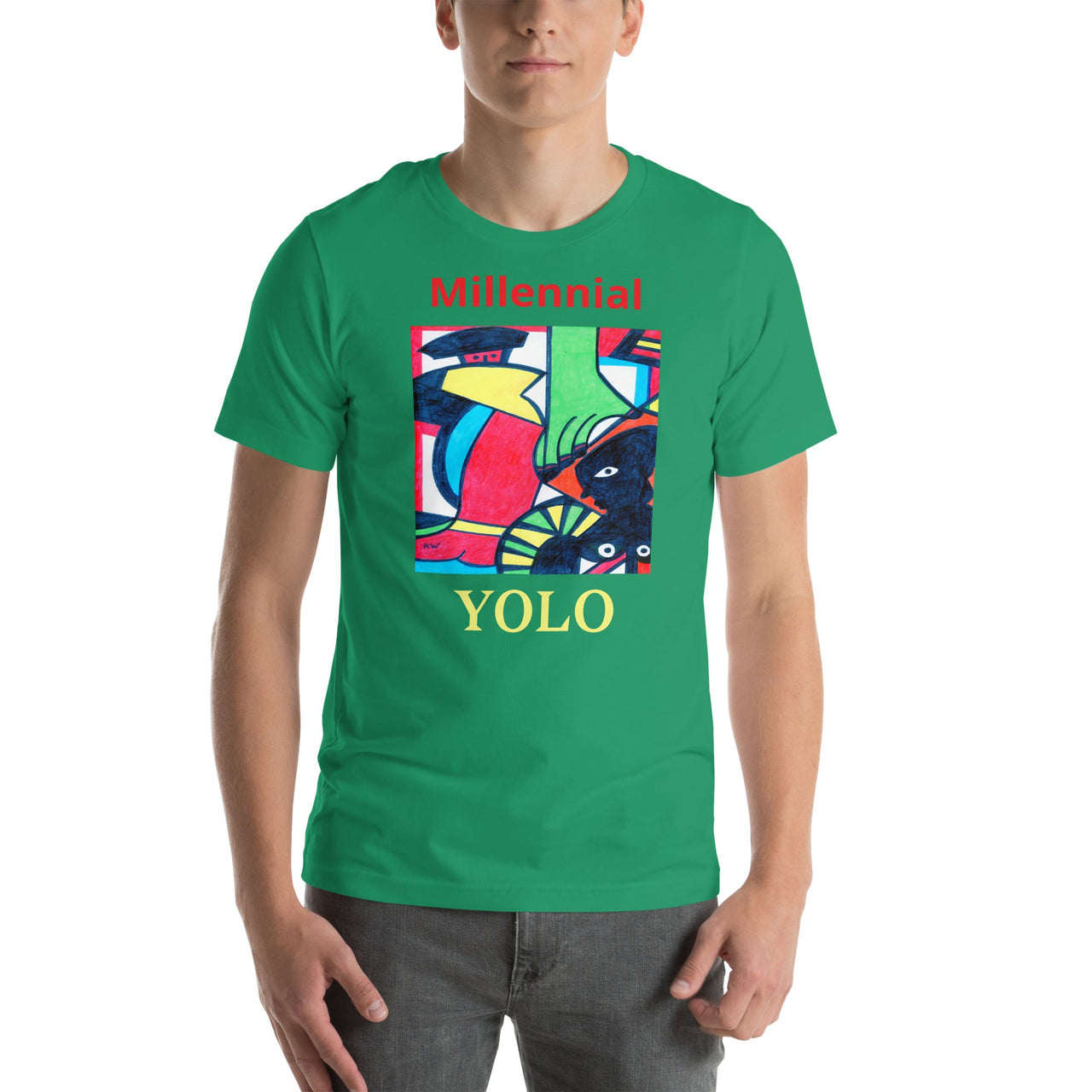 KW Gallery Wearable Art Tee 25 YOLO - Winter Sunshine Marketplace
