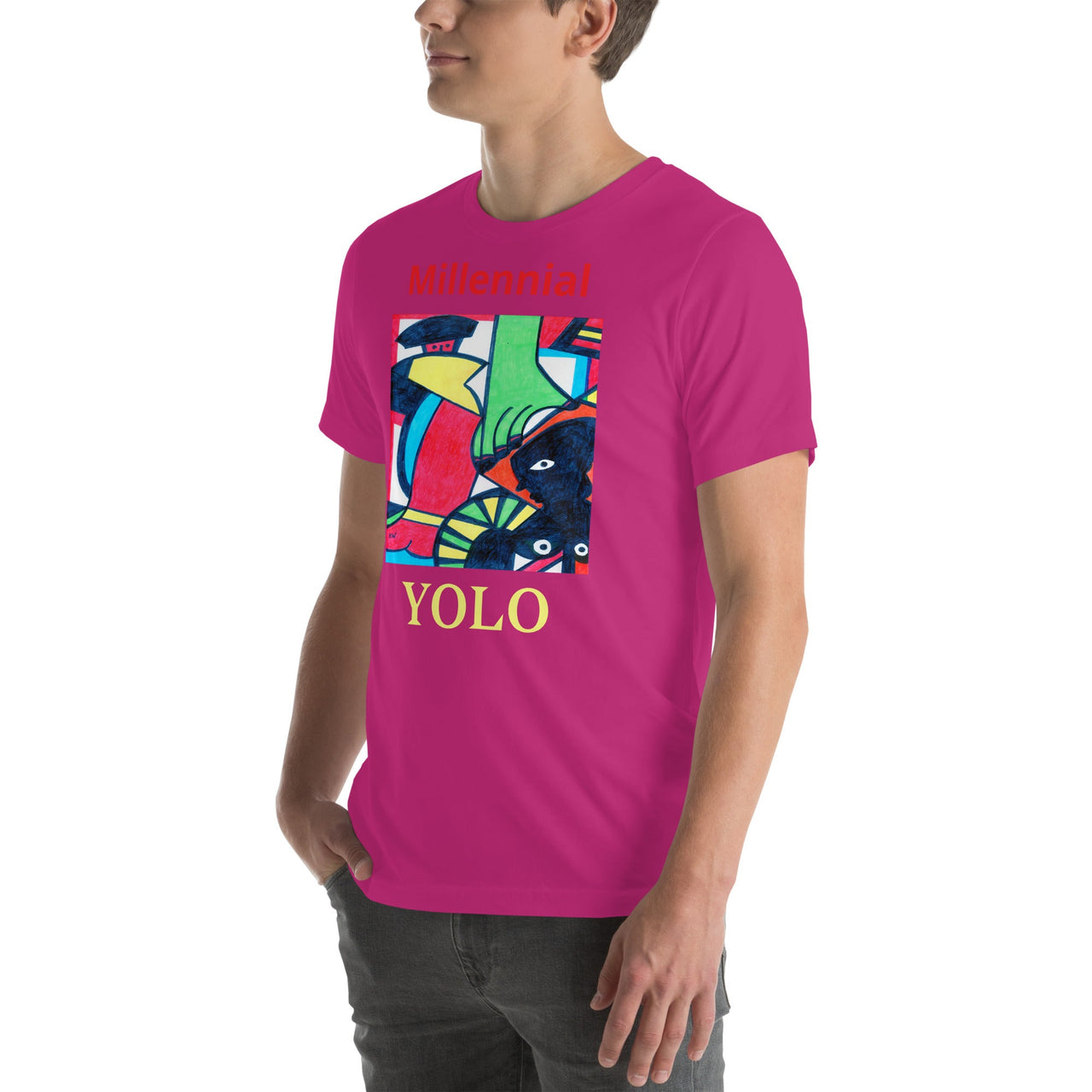 KW Gallery Wearable Art Tee 25 YOLO - Winter Sunshine Marketplace