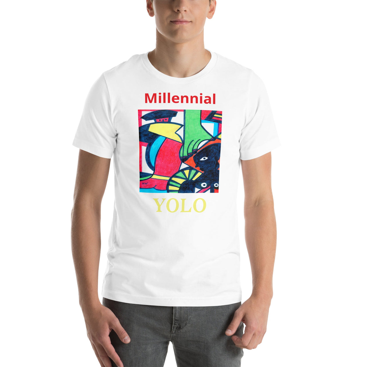 KW Gallery Wearable Art Tee 25 YOLO - Winter Sunshine Marketplace