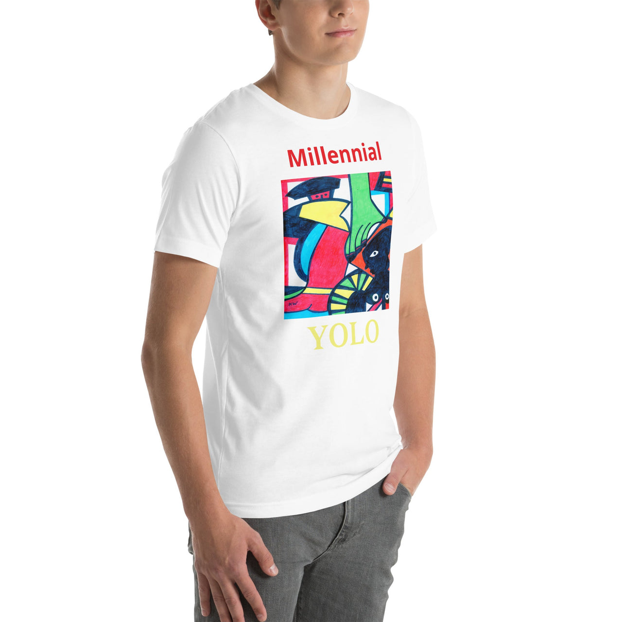 KW Gallery Wearable Art Tee 25 YOLO - Winter Sunshine Marketplace