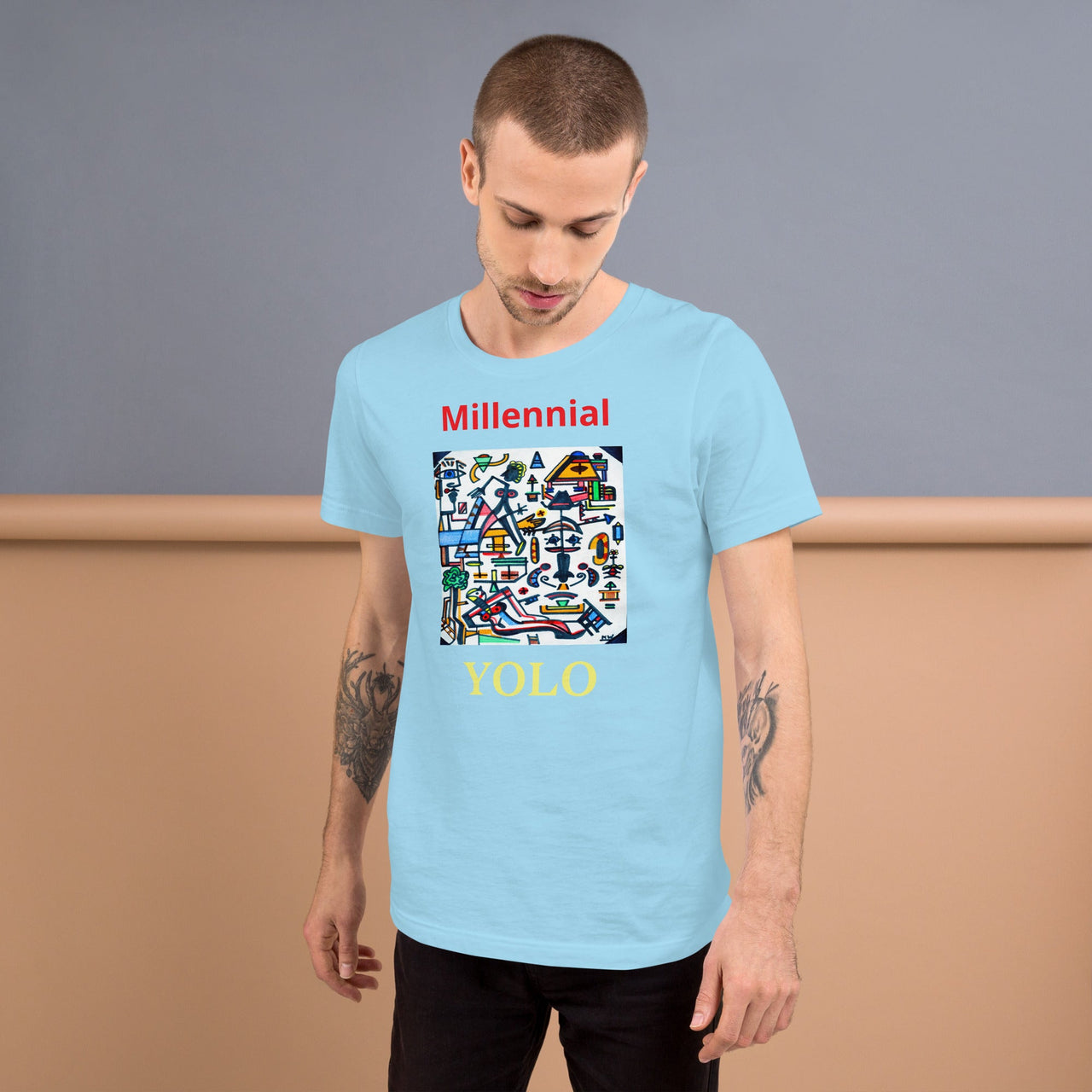 KW Gallery Wearable Art Tee 26 YOLO - Winter Sunshine Marketplace