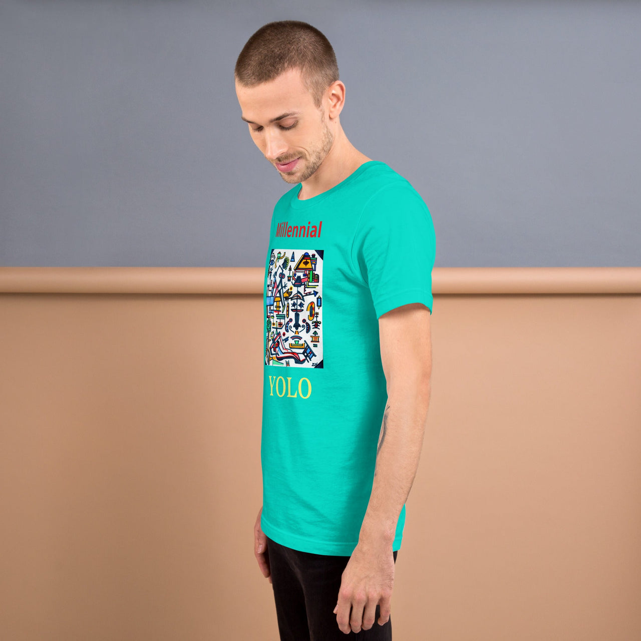 KW Gallery Wearable Art Tee 26 YOLO - Winter Sunshine Marketplace