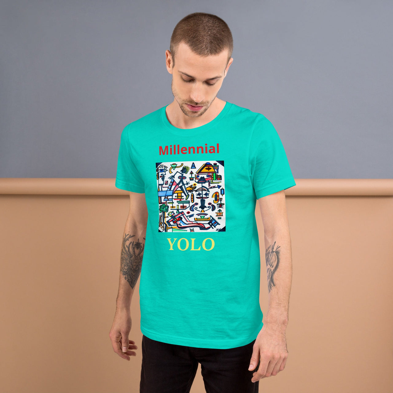 KW Gallery Wearable Art Tee 26 YOLO - Winter Sunshine Marketplace