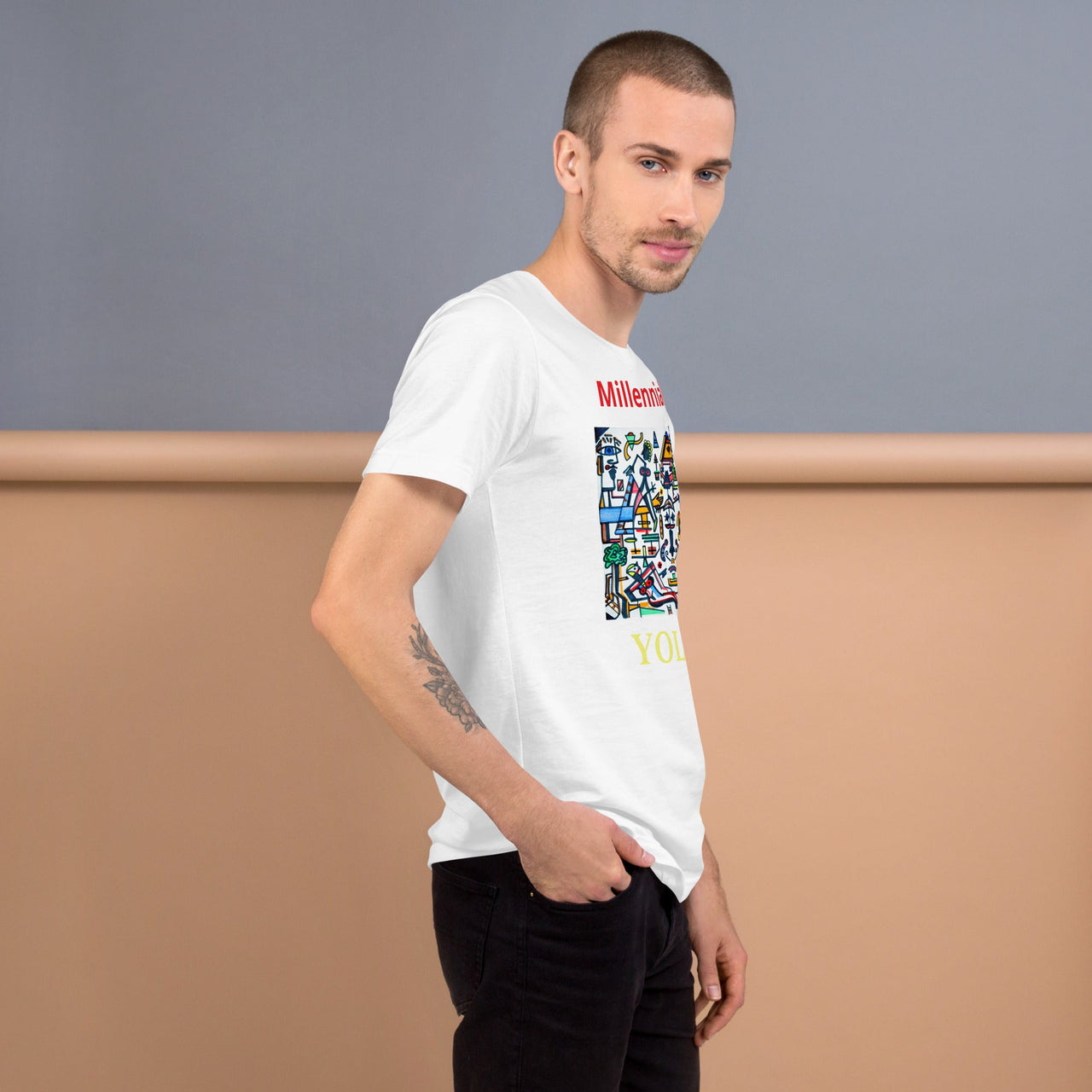 KW Gallery Wearable Art Tee 26 YOLO - Winter Sunshine Marketplace