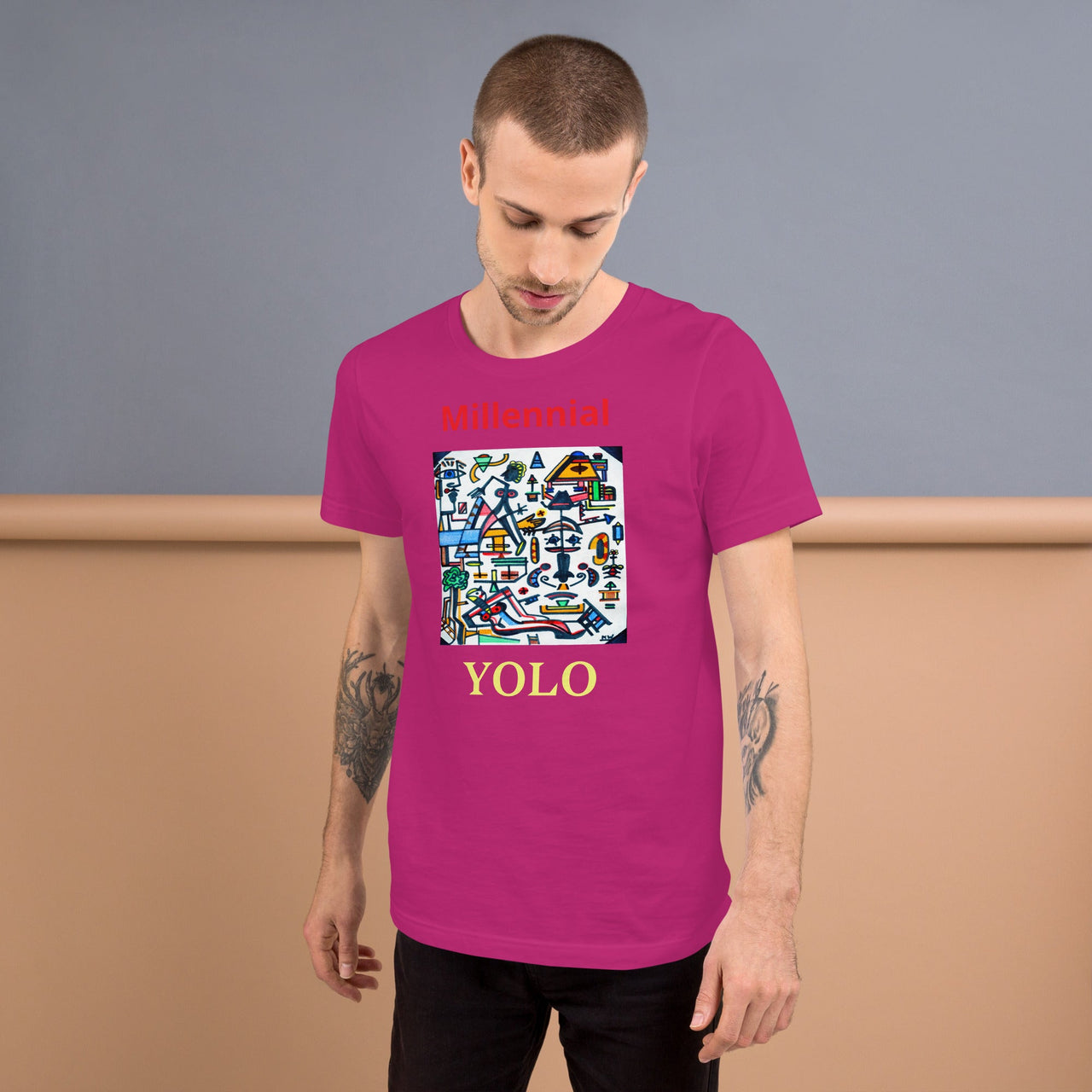 KW Gallery Wearable Art Tee 26 YOLO - Winter Sunshine Marketplace