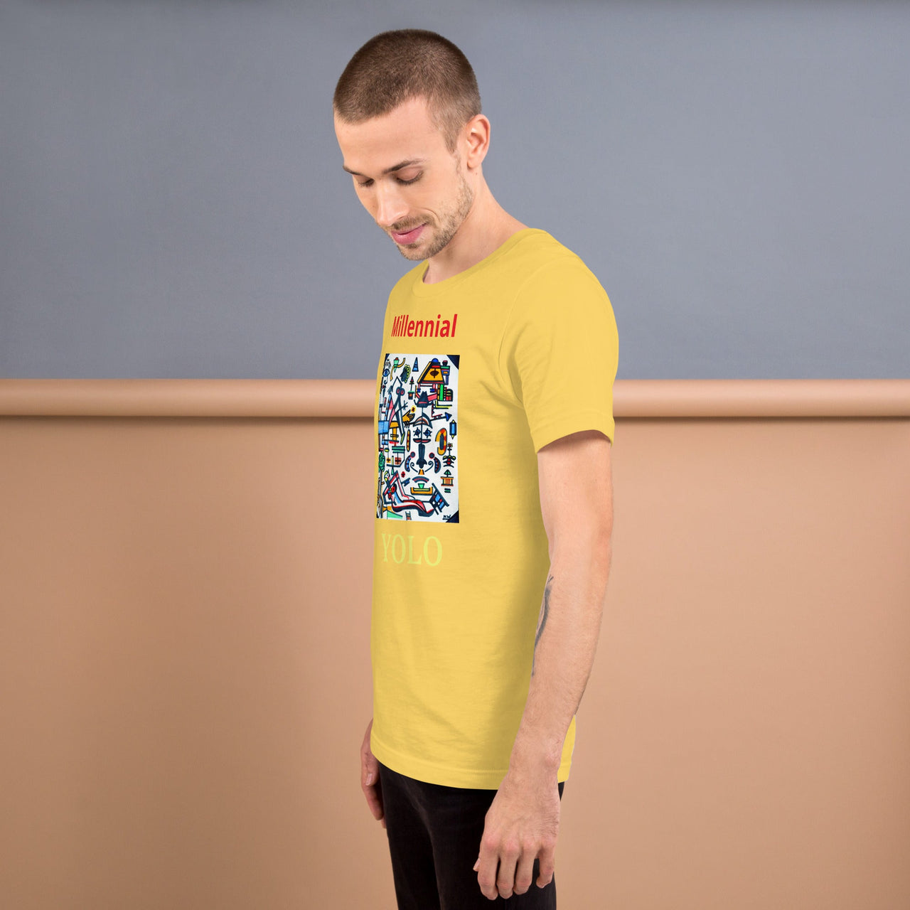 KW Gallery Wearable Art Tee 26 YOLO - Winter Sunshine Marketplace