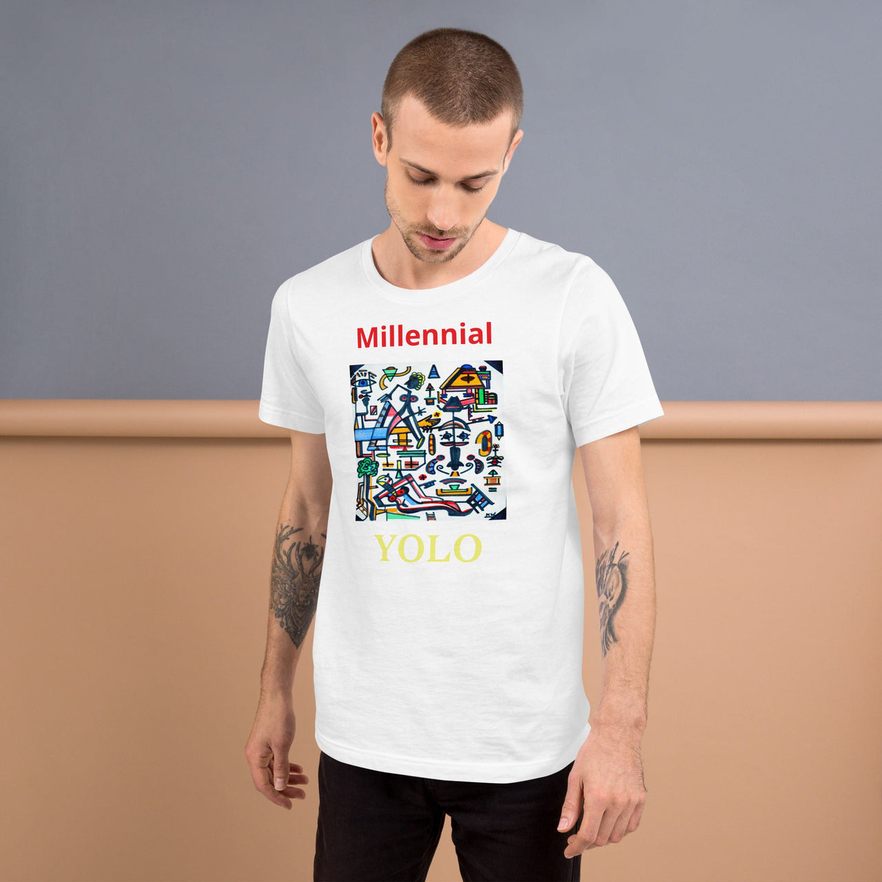 KW Gallery Wearable Art Tee 26 YOLO - Winter Sunshine Marketplace