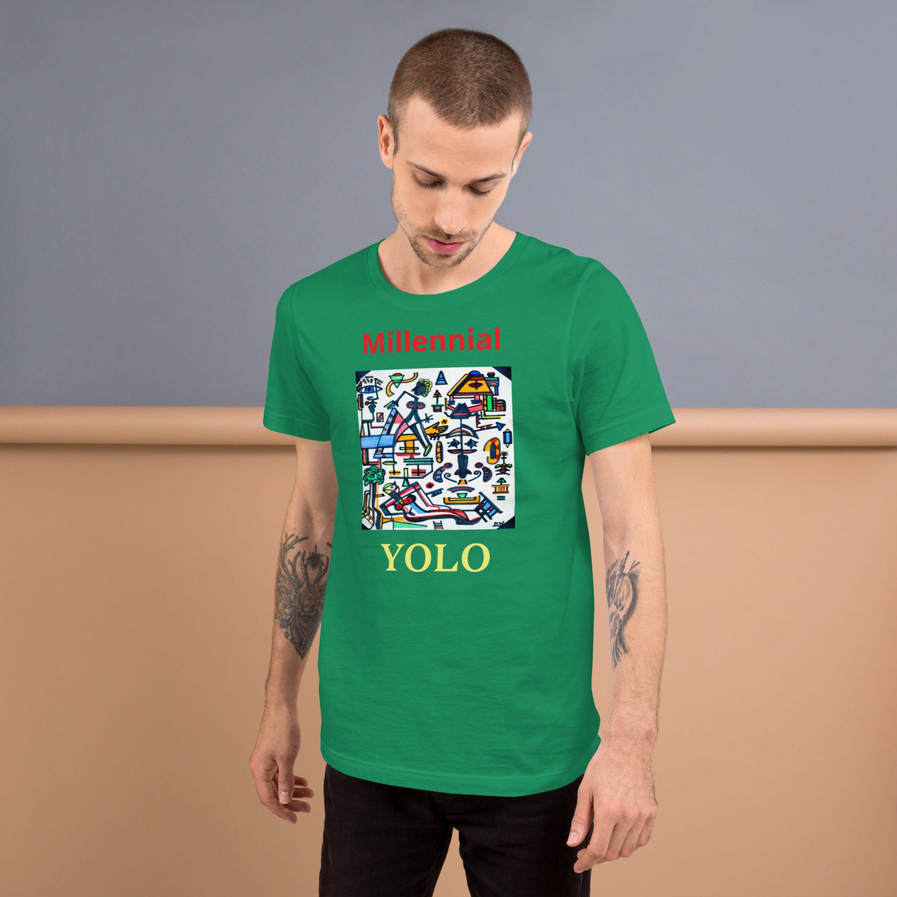 KW Gallery Wearable Art Tee 26 YOLO - Winter Sunshine Marketplace