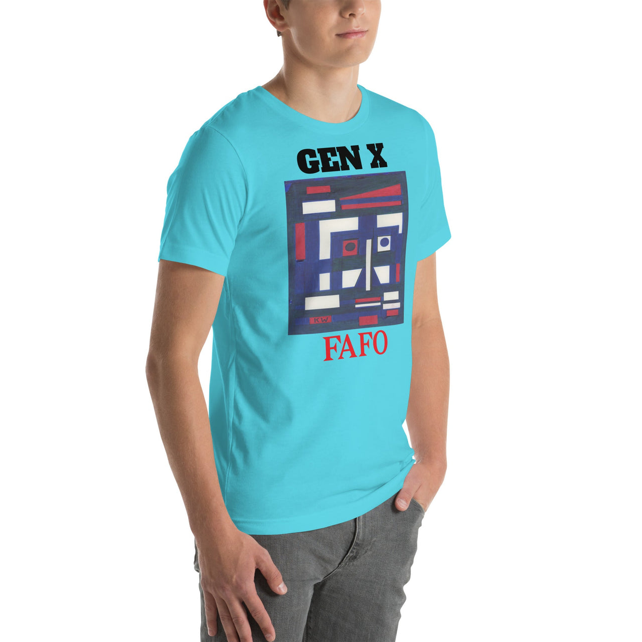 KW Gallery Wearable Art Tee 27 FAFO - Winter Sunshine Marketplace