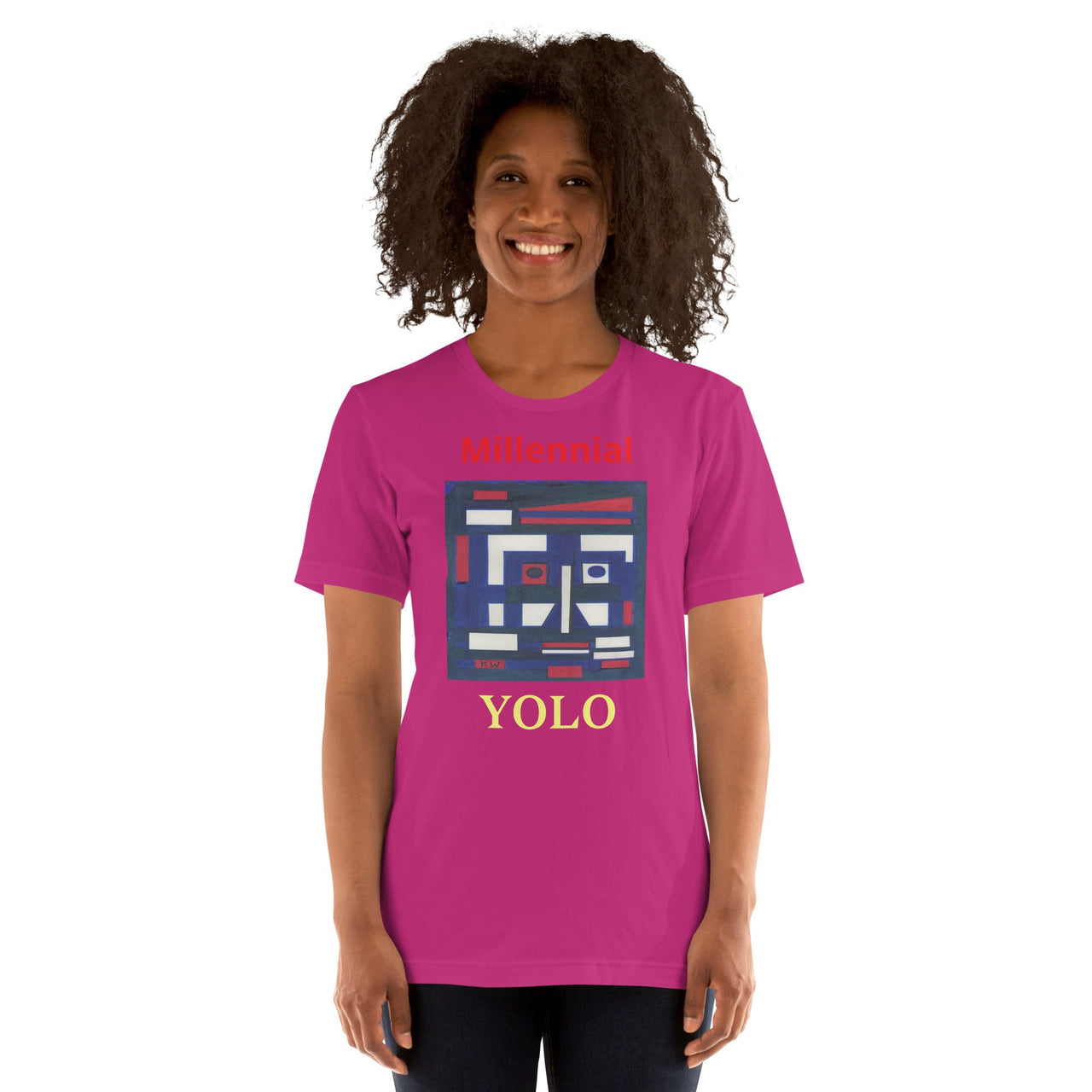 KW Gallery Wearable Art Tee 27 YOLO - Winter Sunshine Marketplace