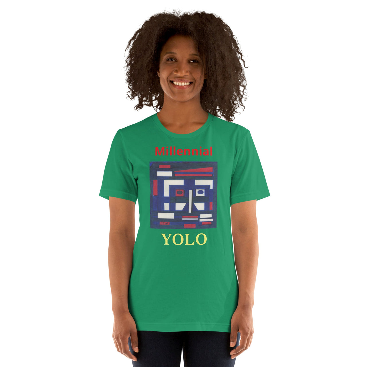 KW Gallery Wearable Art Tee 27 YOLO - Winter Sunshine Marketplace