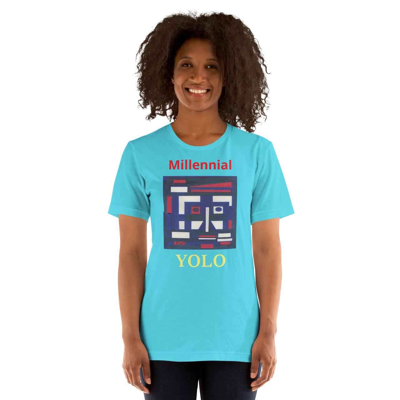 KW Gallery Wearable Art Tee 27 YOLO - Winter Sunshine Marketplace