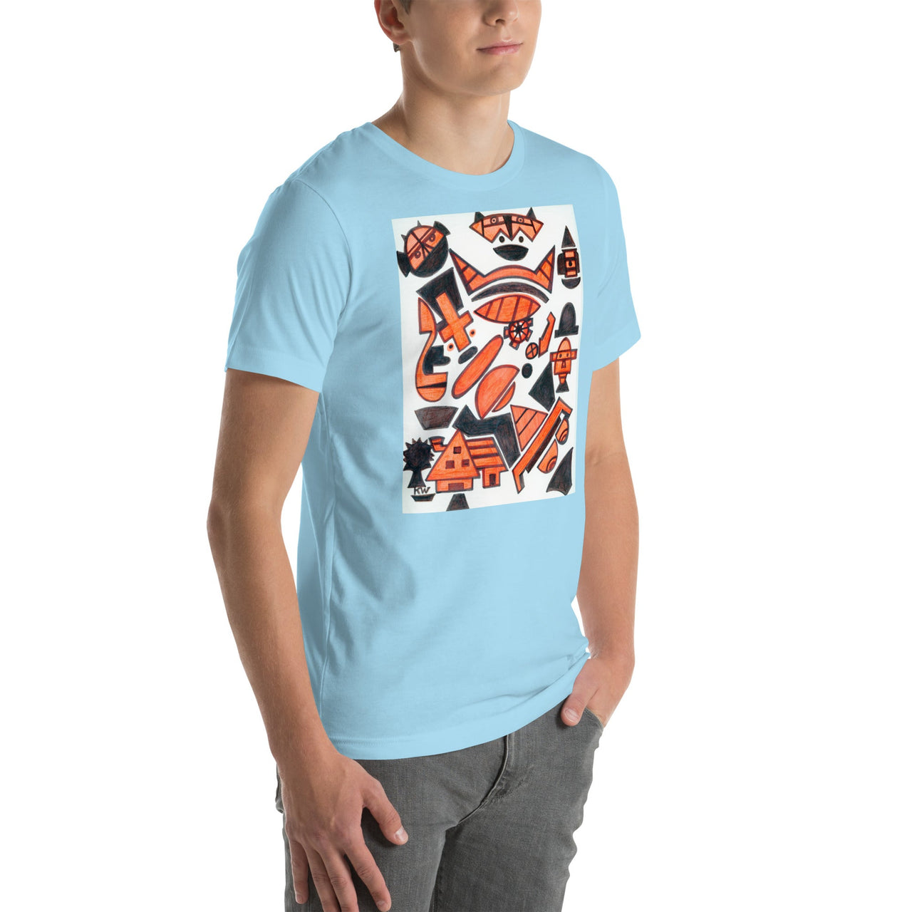 KW Gallery Wearable Art Tee 28 - Winter Sunshine Marketplace