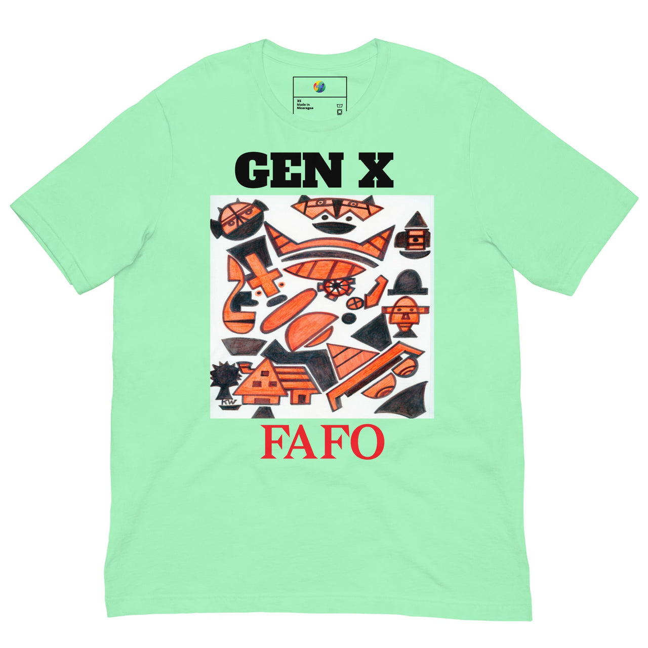 KW Gallery Wearable Art Tee 28 FAFO - Winter Sunshine Marketplace