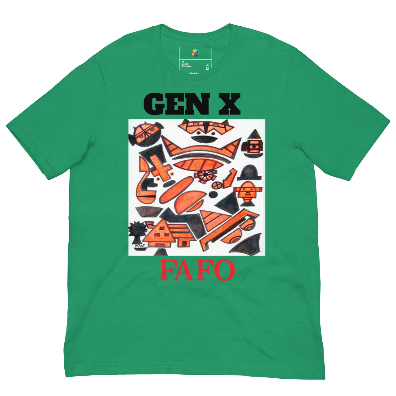 KW Gallery Wearable Art Tee 28 FAFO - Winter Sunshine Marketplace