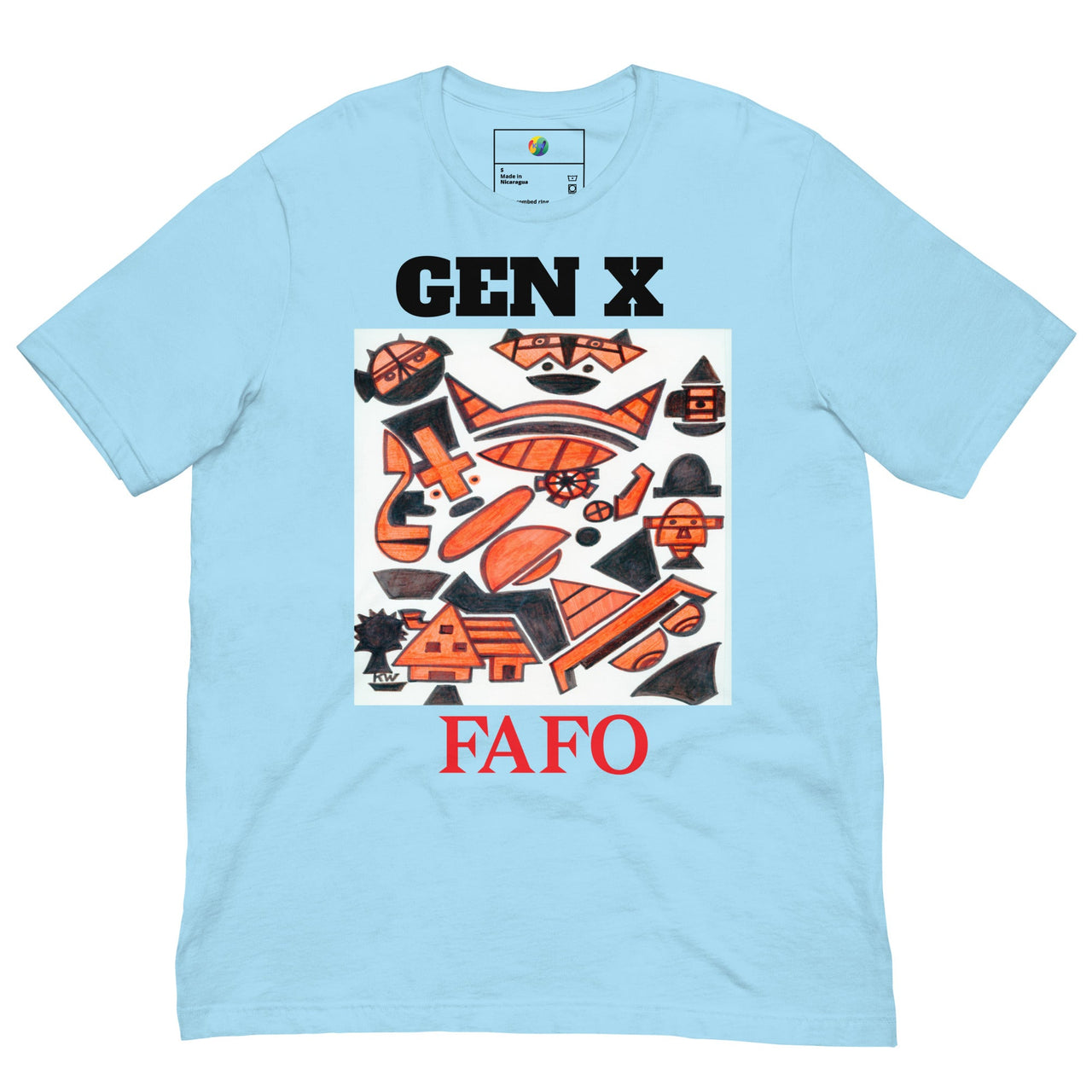 KW Gallery Wearable Art Tee 28 FAFO - Winter Sunshine Marketplace