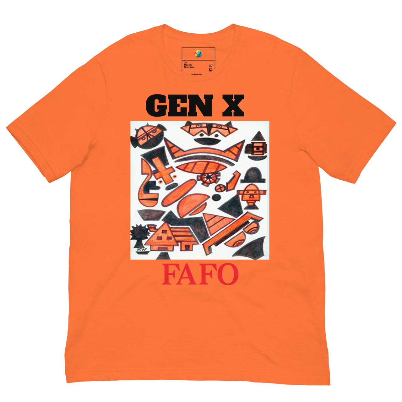 KW Gallery Wearable Art Tee 28 FAFO - Winter Sunshine Marketplace