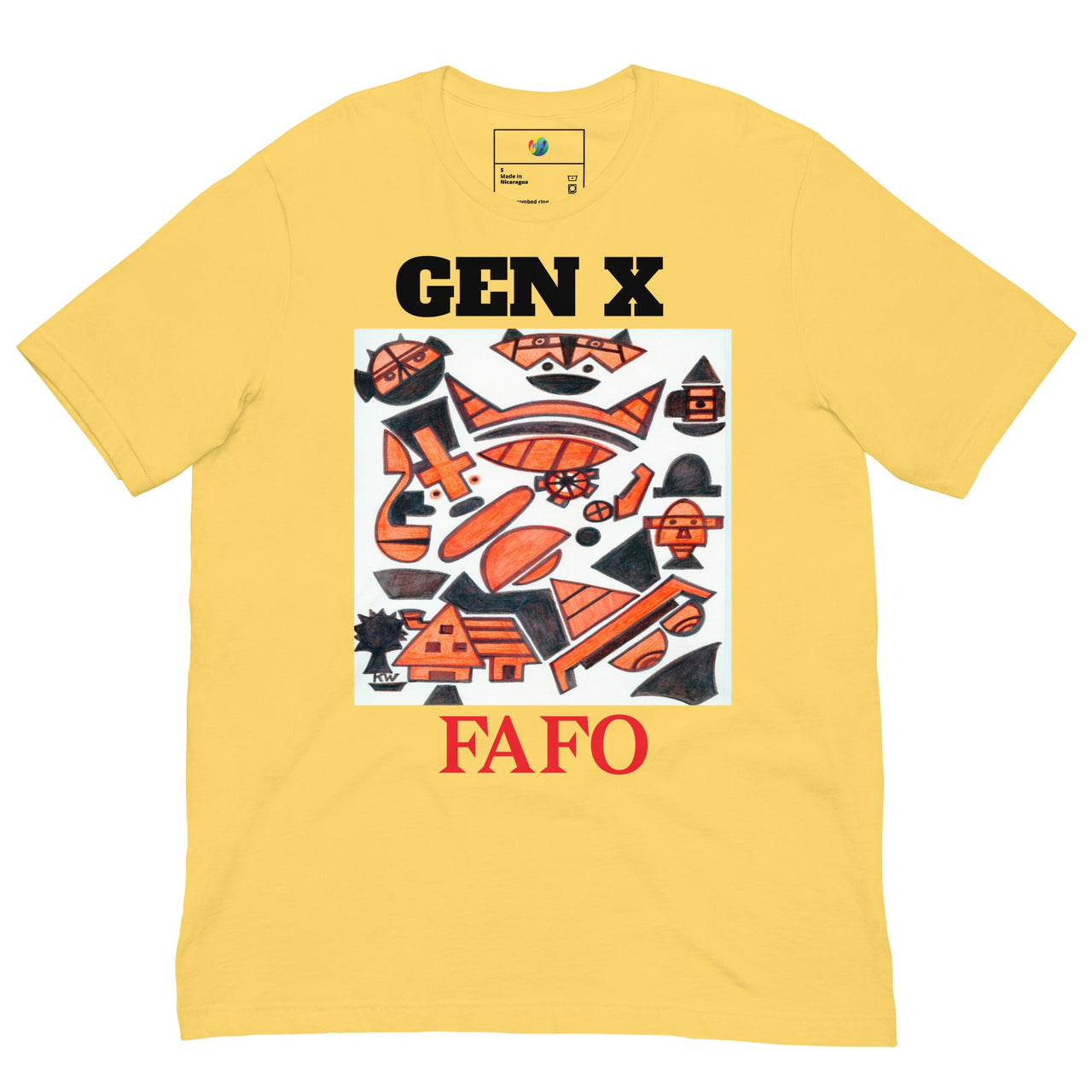 KW Gallery Wearable Art Tee 28 FAFO - Winter Sunshine Marketplace