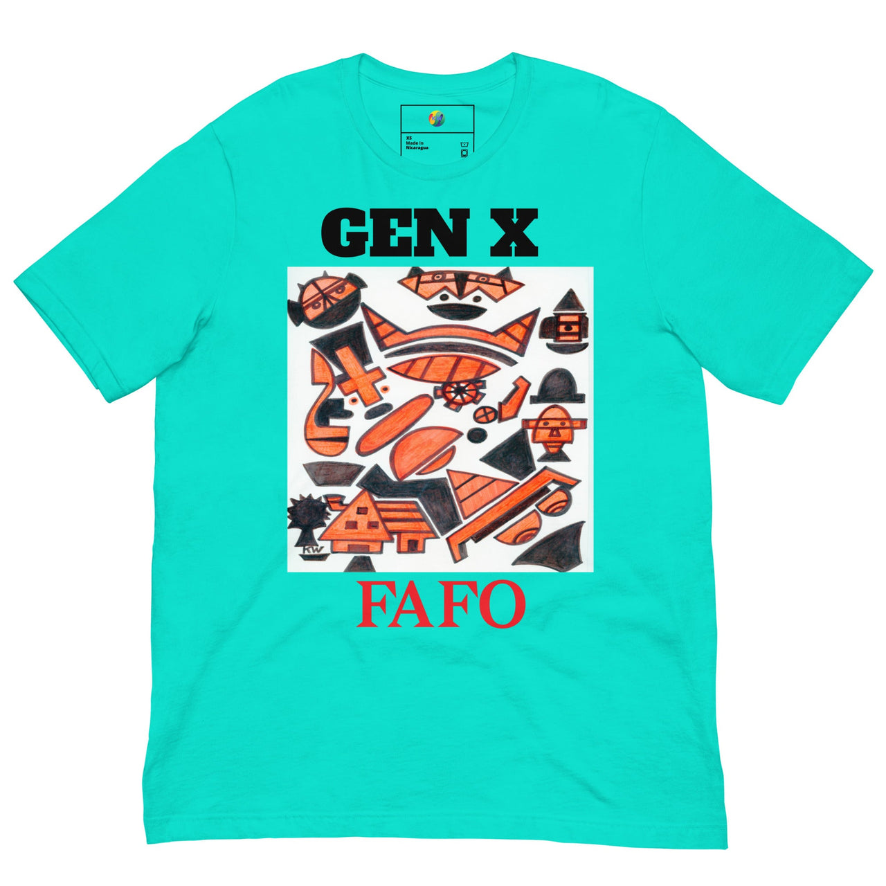 KW Gallery Wearable Art Tee 28 FAFO - Winter Sunshine Marketplace