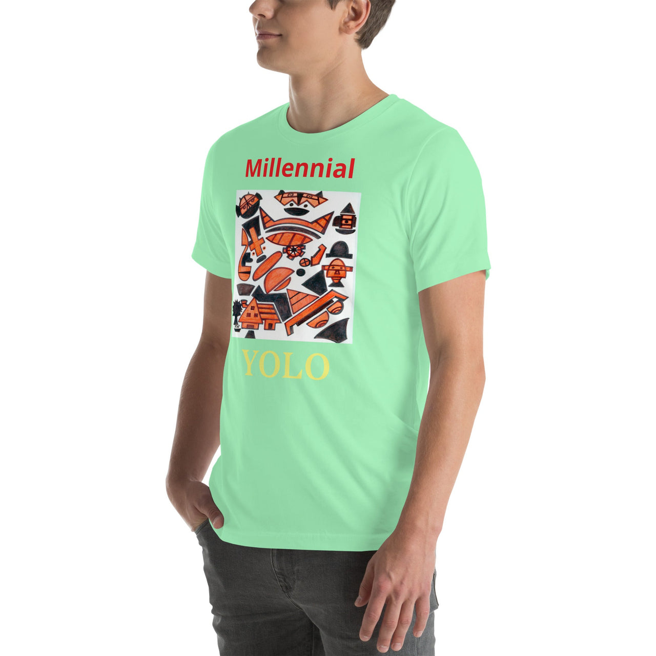 KW Gallery Wearable Art Tee 28 YOLO - Winter Sunshine Marketplace