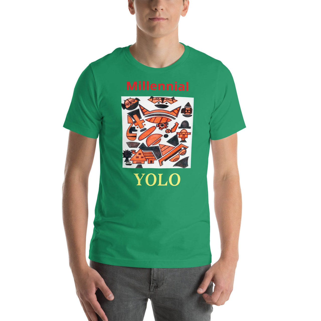 KW Gallery Wearable Art Tee 28 YOLO - Winter Sunshine Marketplace