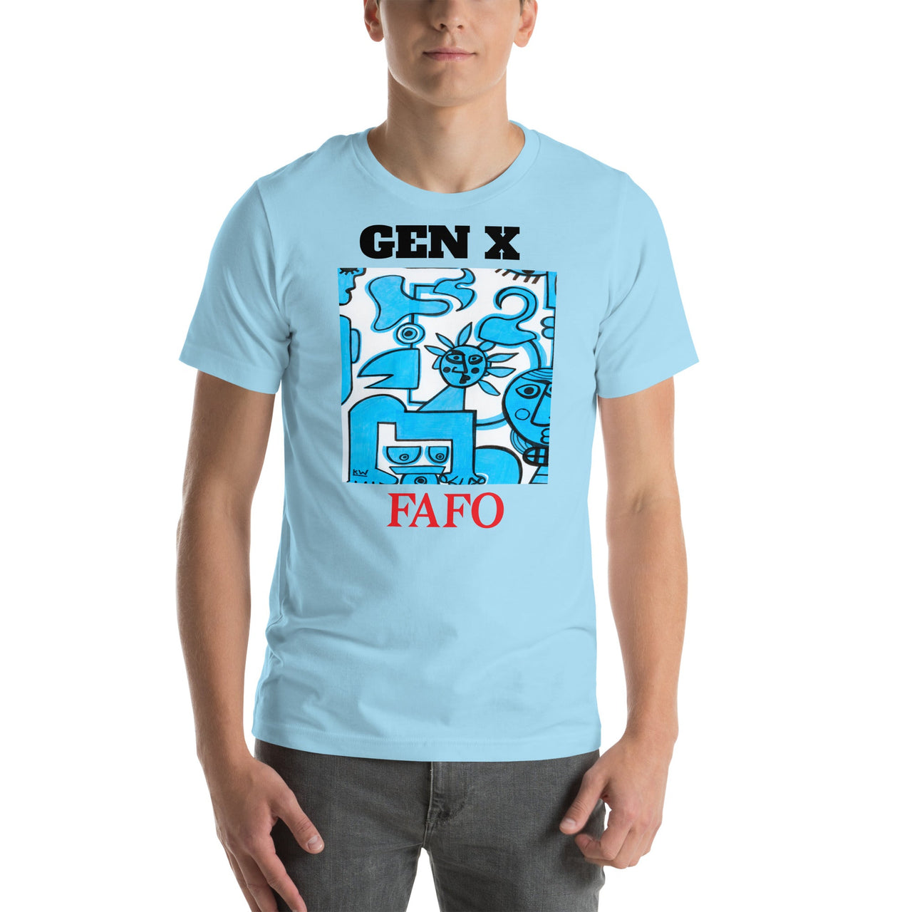 KW Gallery Wearable Art Tee 29 FAFO - Winter Sunshine Marketplace