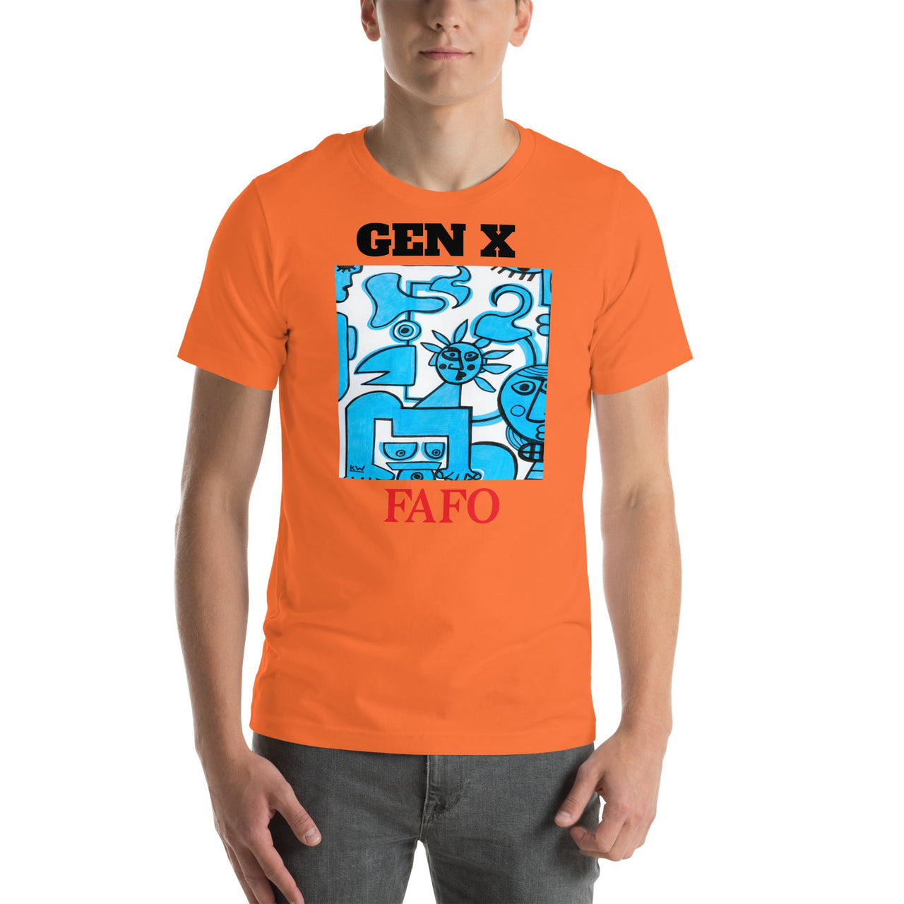 KW Gallery Wearable Art Tee 29 FAFO - Winter Sunshine Marketplace