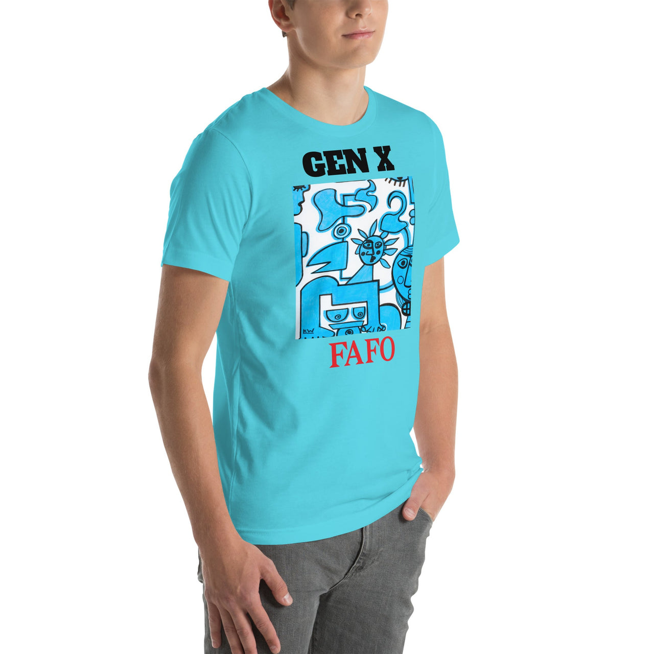 KW Gallery Wearable Art Tee 29 FAFO - Winter Sunshine Marketplace