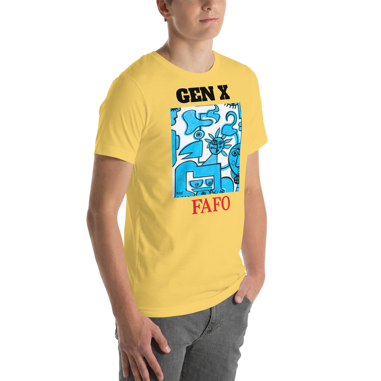 KW Gallery Wearable Art Tee 29 FAFO - Winter Sunshine Marketplace