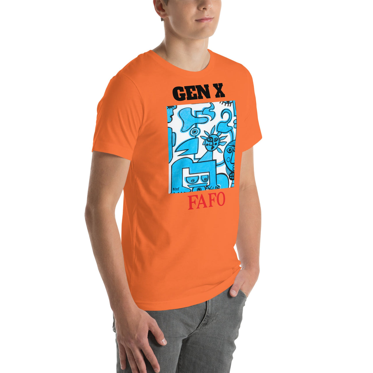 KW Gallery Wearable Art Tee 29 FAFO - Winter Sunshine Marketplace