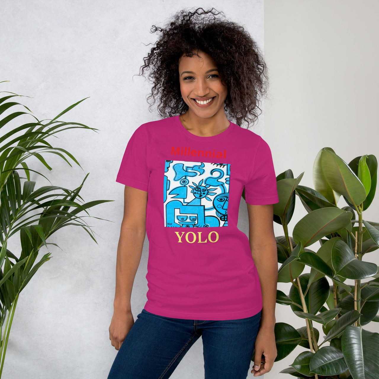 KW Gallery Wearable Art Tee 29 YOLO - Winter Sunshine Marketplace