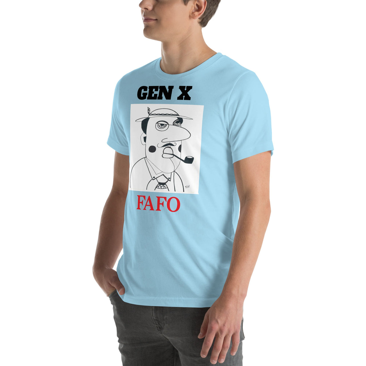 KW Gallery Wearable Art Tee 3 FAFO - Winter Sunshine Marketplace