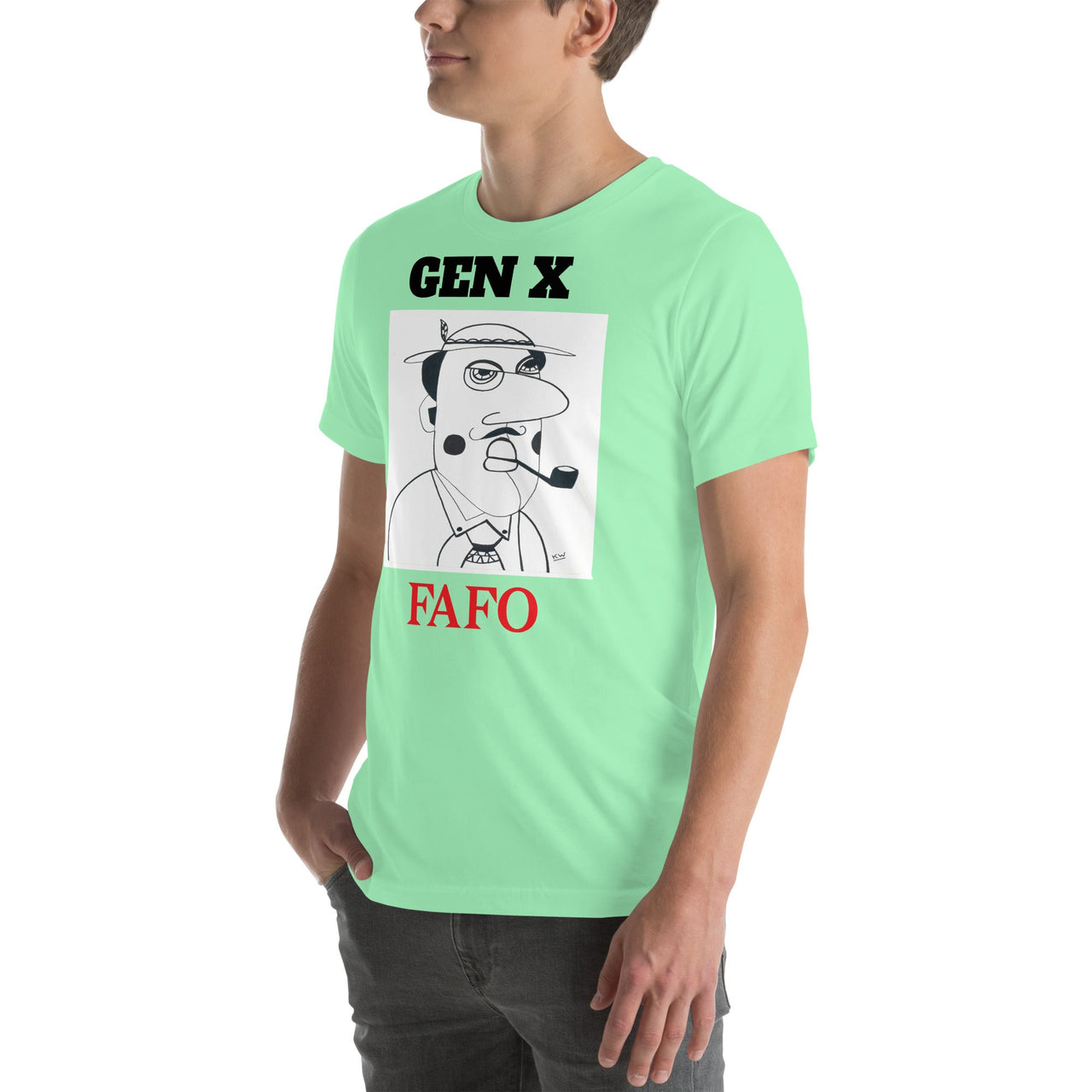 KW Gallery Wearable Art Tee 3 FAFO - Winter Sunshine Marketplace