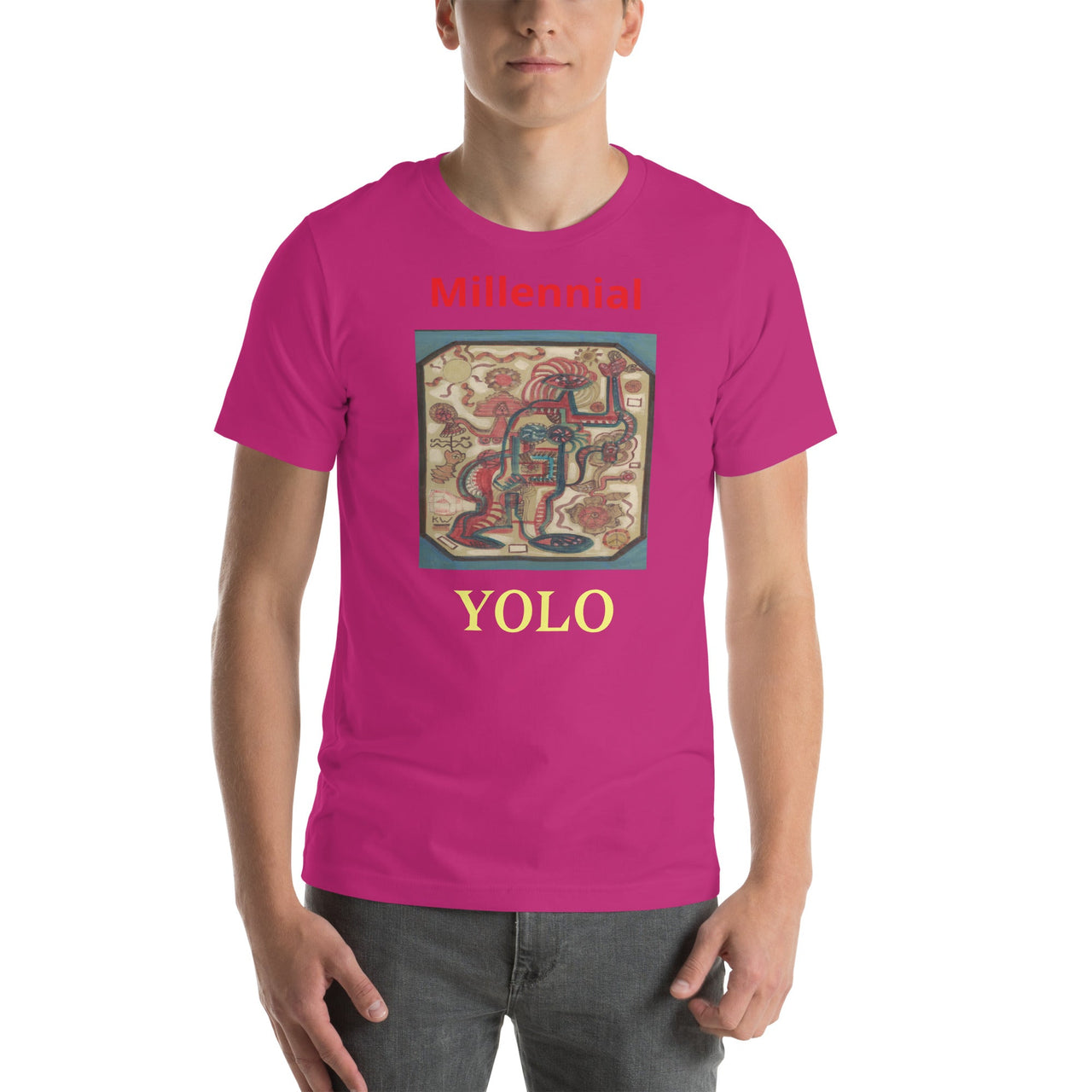 KW Gallery Wearable Art Tee 30 YOLO - Winter Sunshine Marketplace