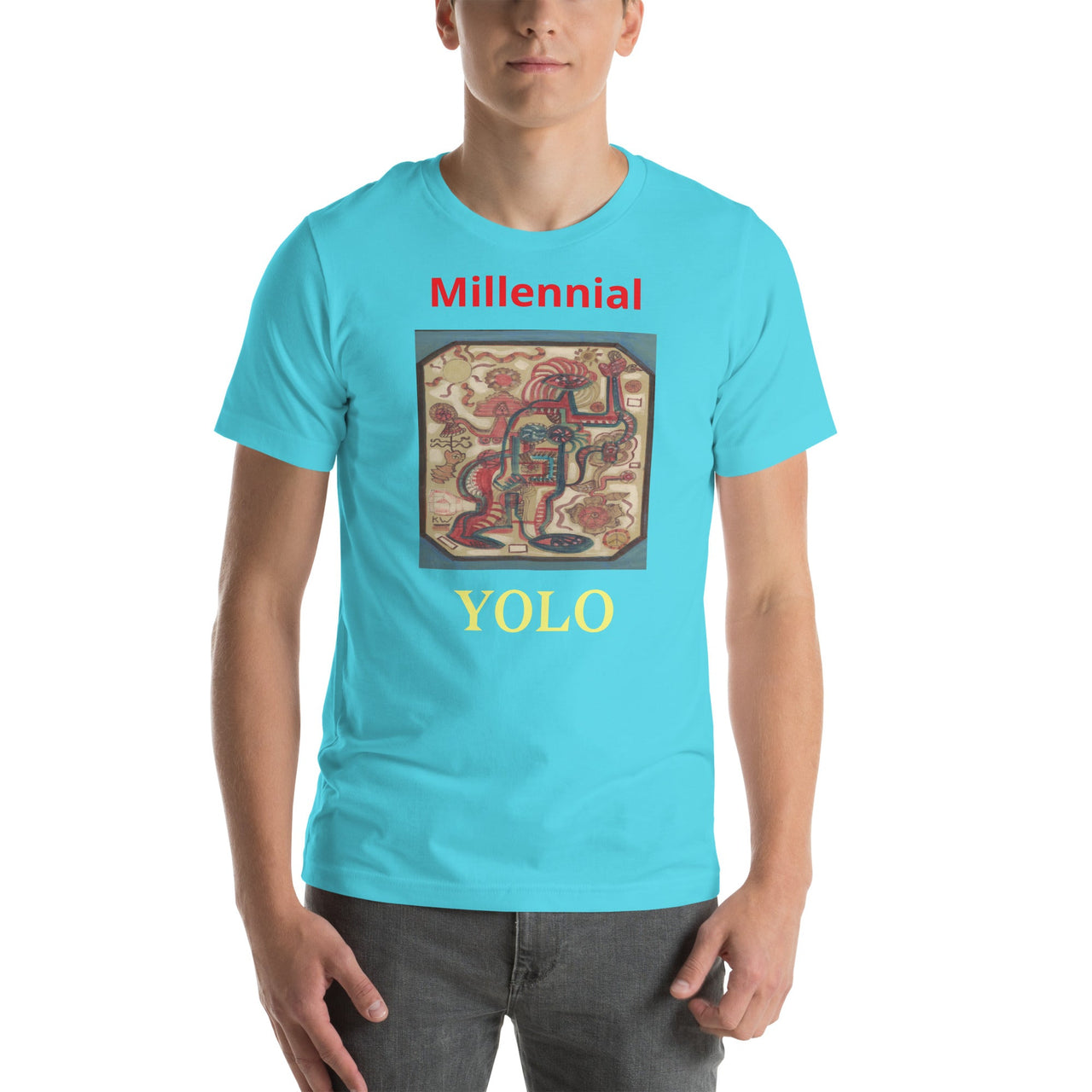 KW Gallery Wearable Art Tee 30 YOLO - Winter Sunshine Marketplace