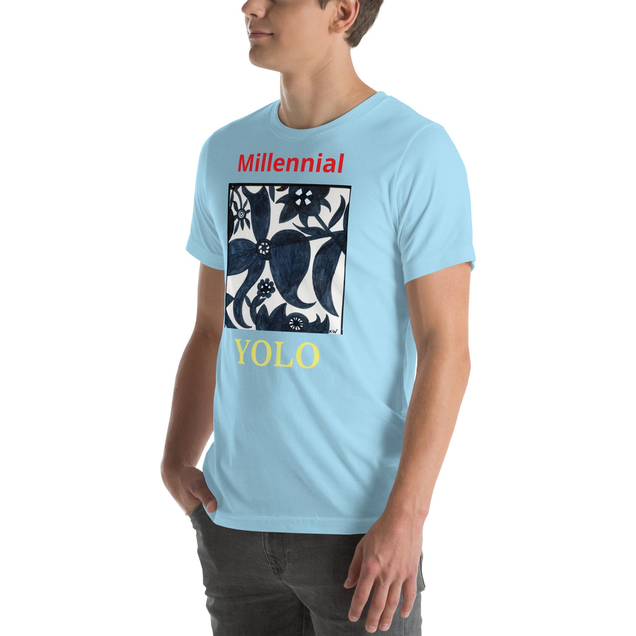 KW Gallery Wearable Art Tee 31 YOLO - Winter Sunshine Marketplace