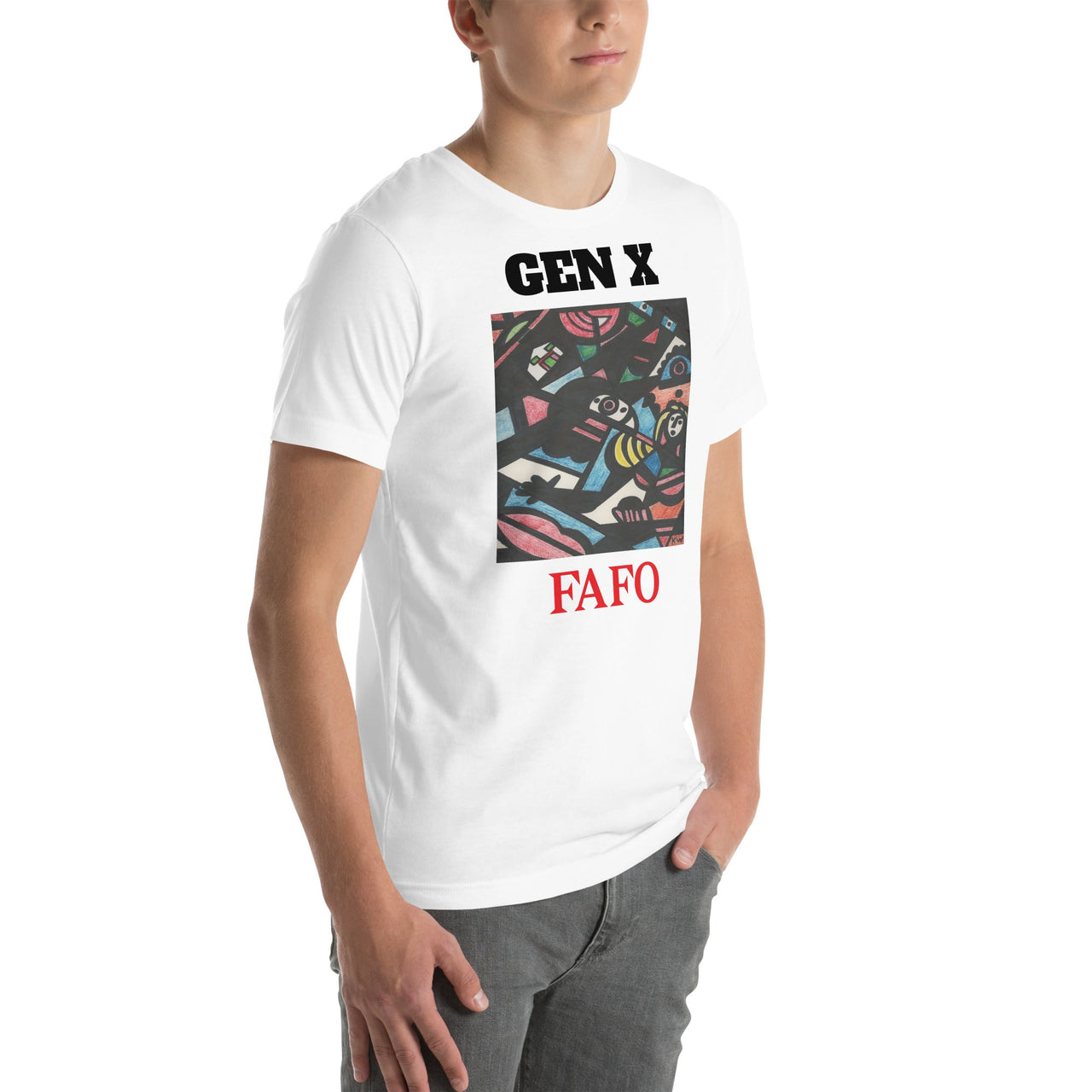 KW Gallery Wearable Art Tee 32 FAFO - Winter Sunshine Marketplace