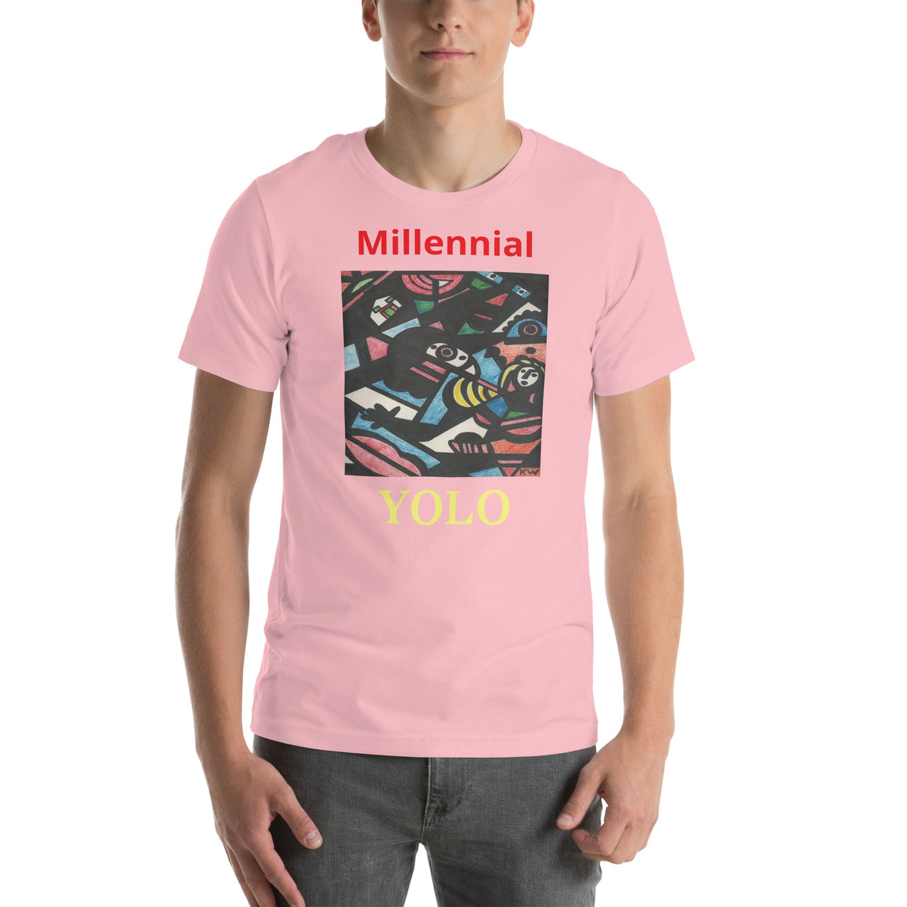 KW Gallery Wearable Art Tee 32 YOLO - Winter Sunshine Marketplace