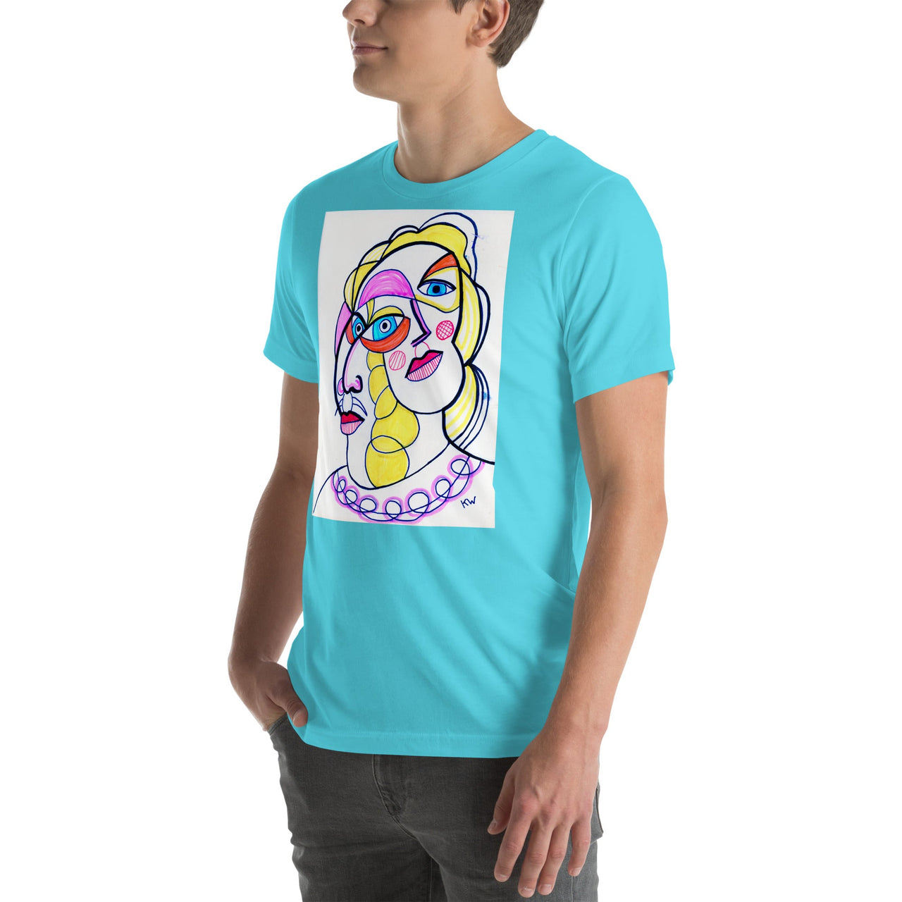 KW Gallery Wearable Art Tee 33 - Winter Sunshine Marketplace