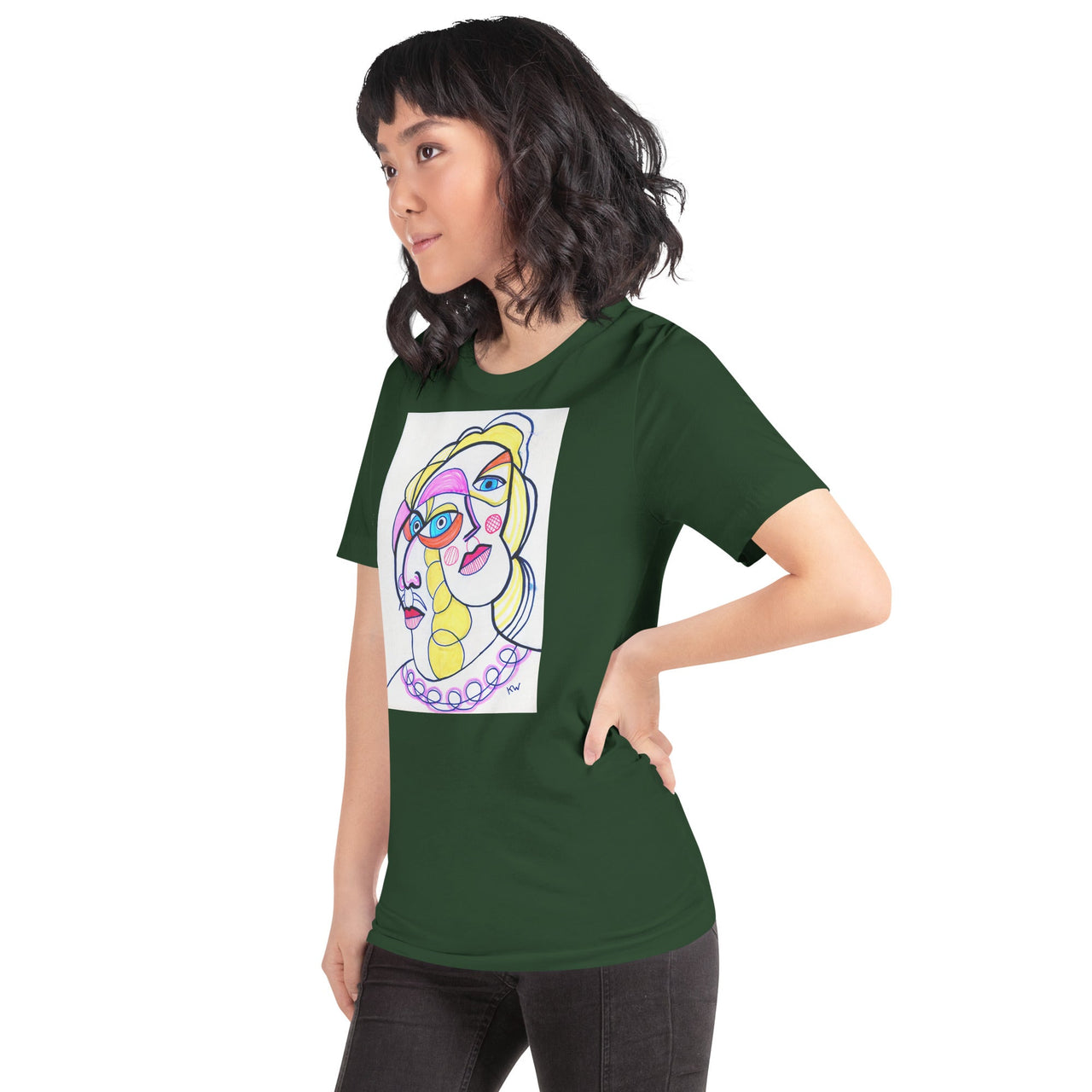 KW Gallery Wearable Art Tee 33 - Winter Sunshine Marketplace