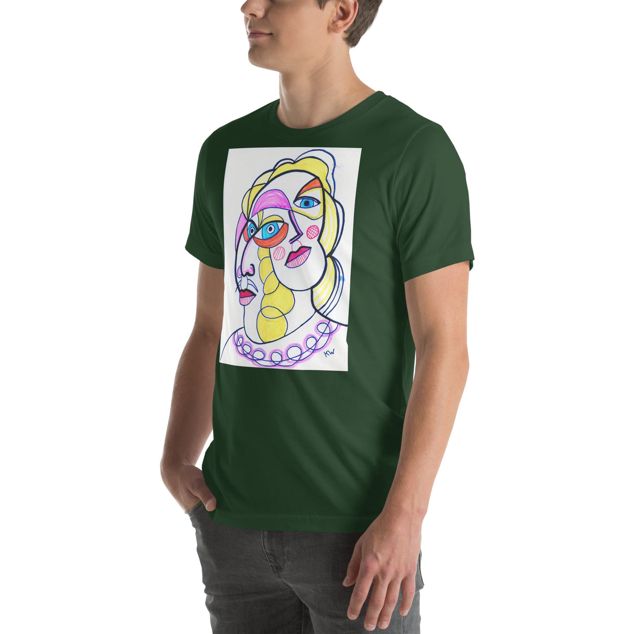 KW Gallery Wearable Art Tee 33 - Winter Sunshine Marketplace