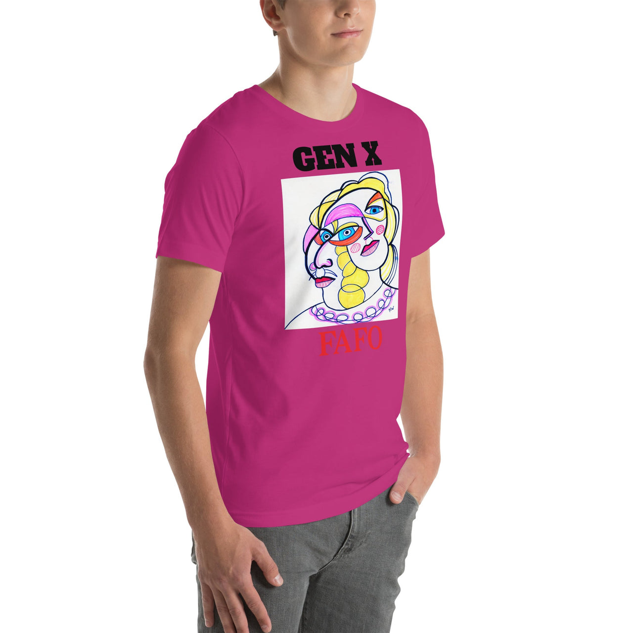 KW Gallery Wearable Art Tee 33 FAFO - Winter Sunshine Marketplace