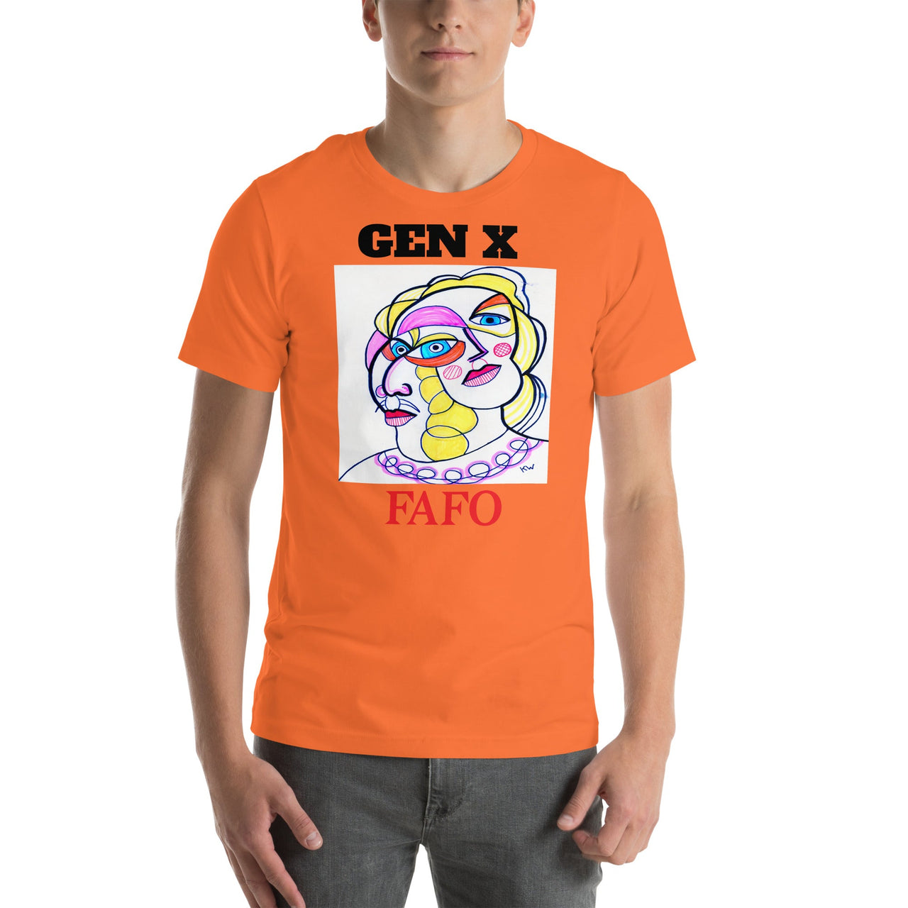 KW Gallery Wearable Art Tee 33 FAFO - Winter Sunshine Marketplace