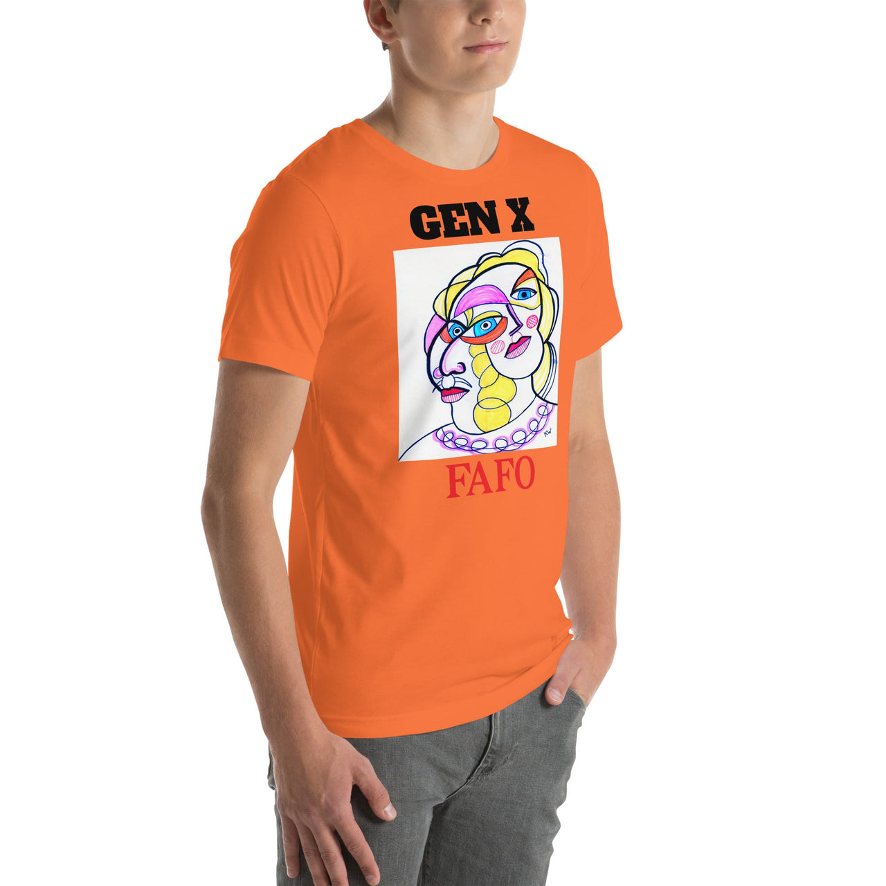 KW Gallery Wearable Art Tee 33 FAFO - Winter Sunshine Marketplace