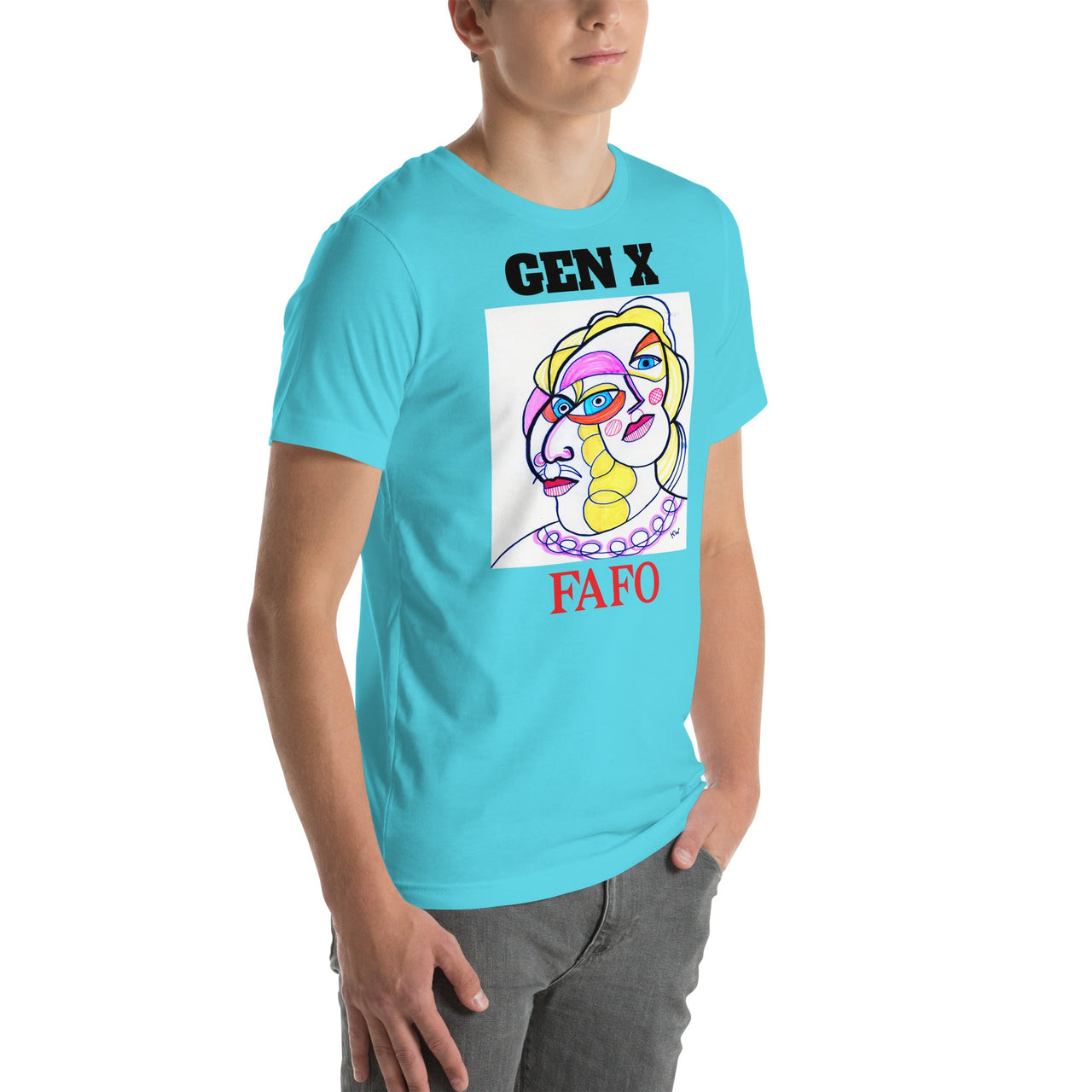 KW Gallery Wearable Art Tee 33 FAFO - Winter Sunshine Marketplace