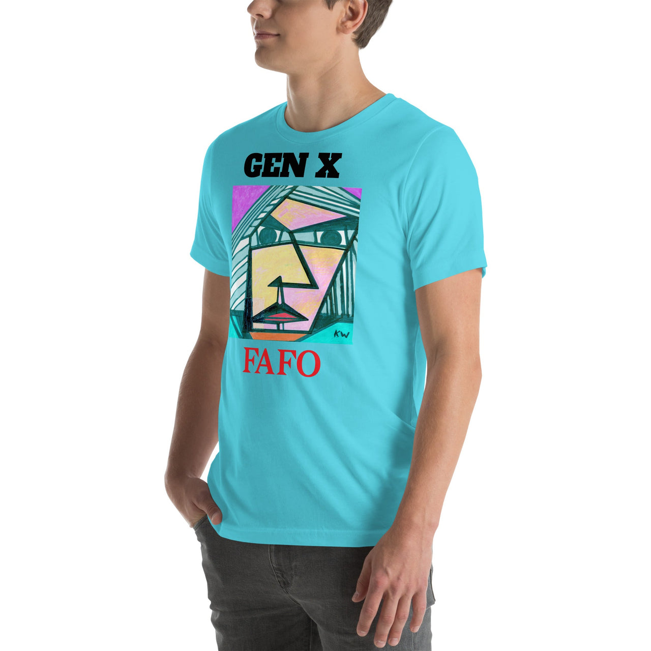 KW Gallery Wearable Art Tee 34 FAFO - Winter Sunshine Marketplace