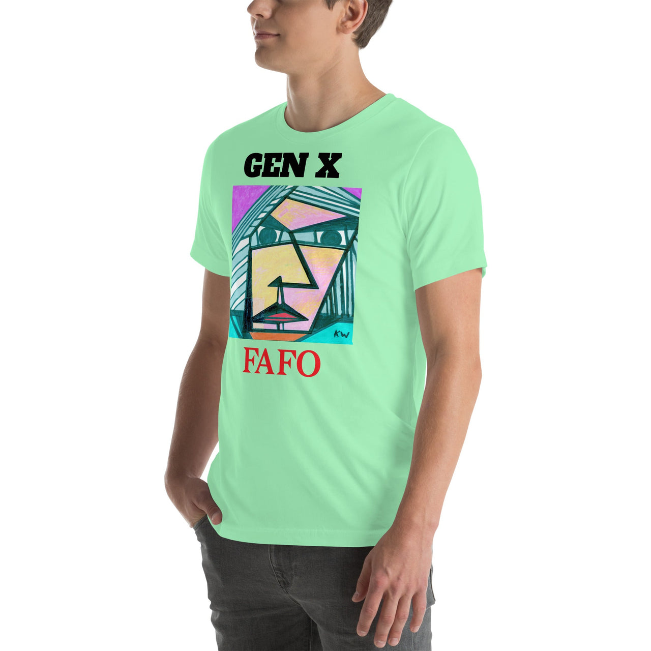 KW Gallery Wearable Art Tee 34 FAFO - Winter Sunshine Marketplace