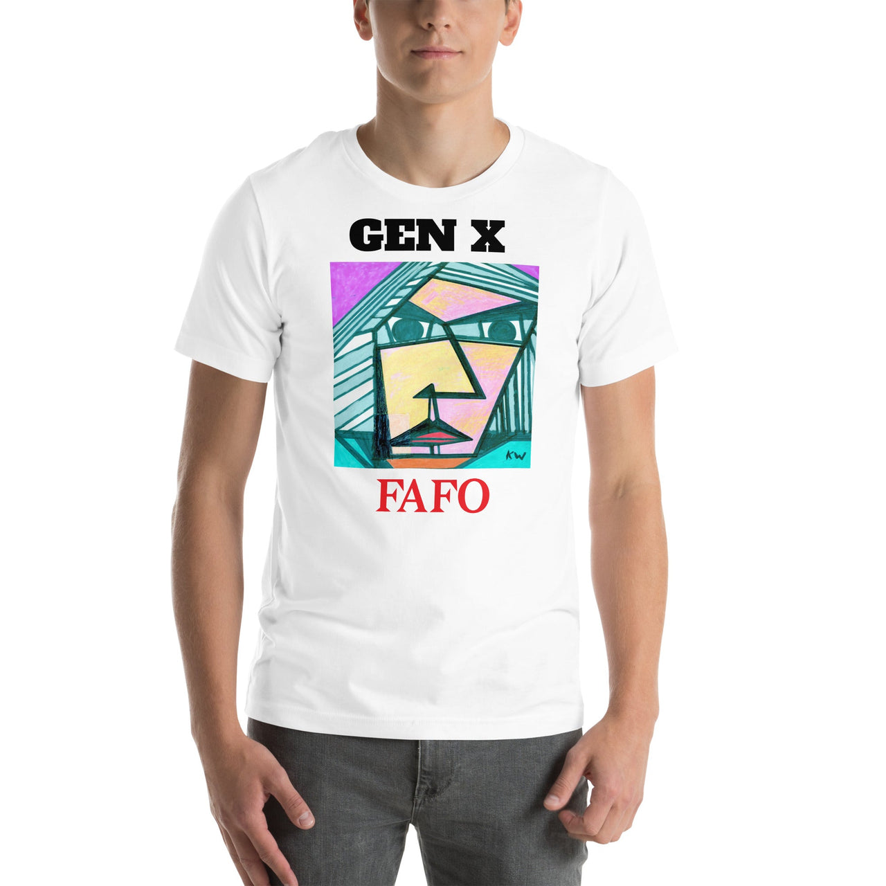 KW Gallery Wearable Art Tee 34 FAFO - Winter Sunshine Marketplace