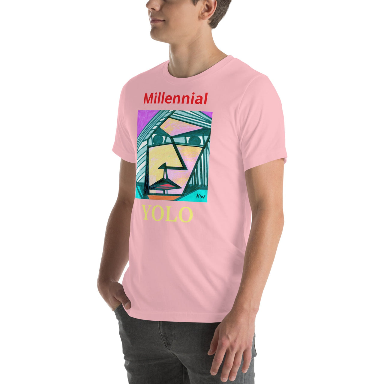 KW Gallery Wearable Art Tee 34 YOLO - Winter Sunshine Marketplace